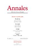 Capa de 'Annales: conomies, socits, civilizations'